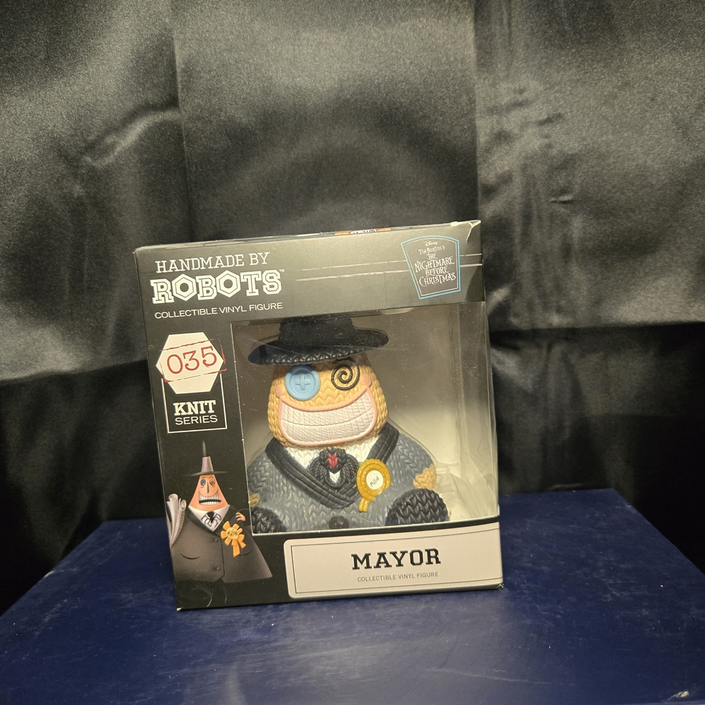 Nightmare Before Christmas Handmade By Robots Mayor Collectible Vinyl Figure